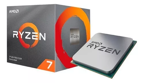 Bild des Ryzen 7 5800X-Prozessors in seiner Box neben dem Prozessor