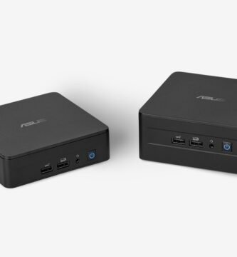 Bild des Mini-PCs in schwarz auf weißem Hintergrund