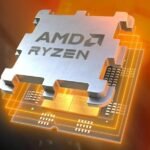 Bild eines Ryzen-Prozessors aus einer AMD-Präsentation