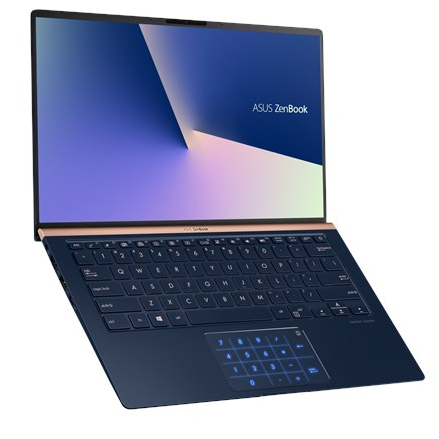 Bild eines Asus Zenbook-Laptops, eines Modells mit dem Ryzen 7 5700U-Prozessor.