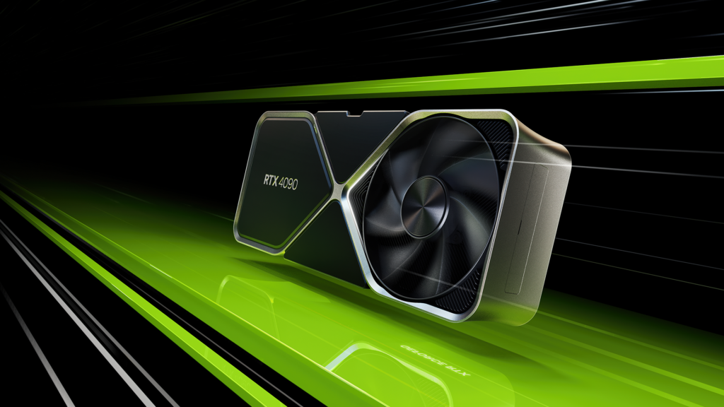 Bild der von Nvidia bei seiner offiziellen Präsentation vorgestellten Grafikkarte RTX 4060.