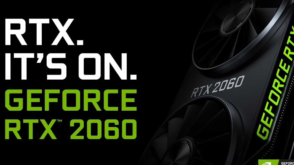 Bild der RTX 2060 von Nvidia während seiner offiziellen Präsentation