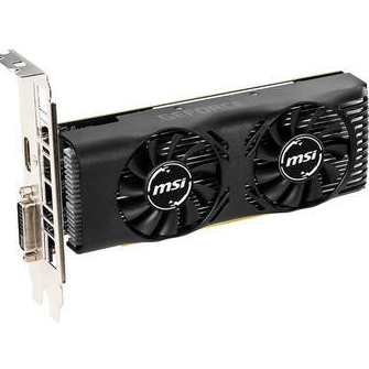 Bild der GTX 1650-Grafikkarte auf weißem Hintergrund
