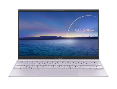 Bild des Asus ZenBook 14, eines Laptop-Modells, das mit dem Ryzen 5 7520U-Prozessor ausgestattet ist.